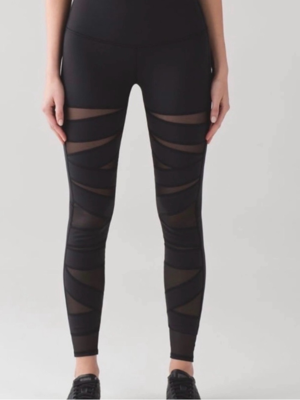 Lululemon High-Waist Textured Teal Full Length Leggings